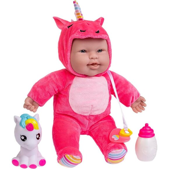 🆕12Inch Unicorn Twins Newborn Dolls with Soft Cloth Body Brown Skin Twins - Picture 6 of 8